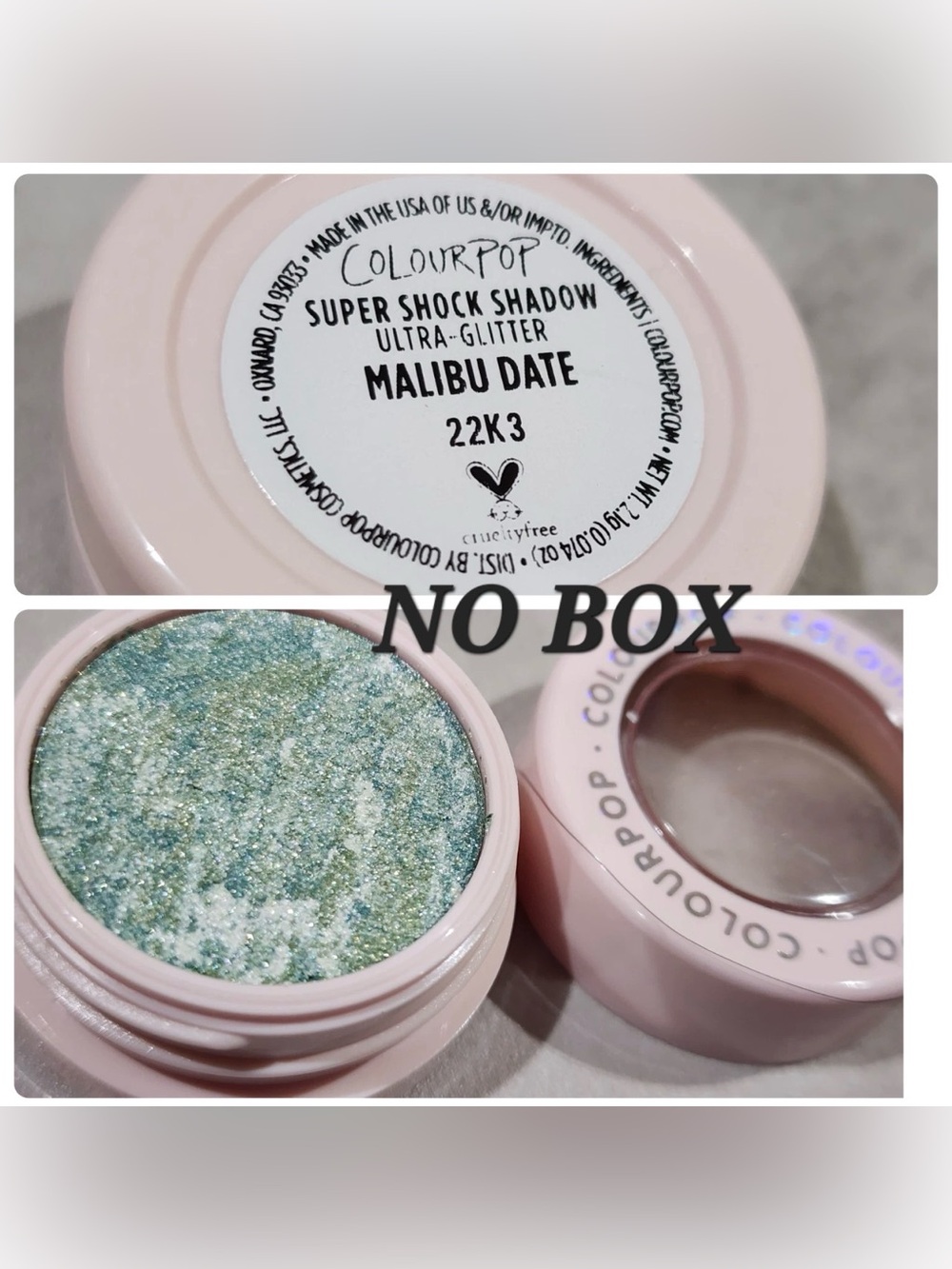 ColourPop Super Shock Shadow Ultra-Glitter| Malibu Date
